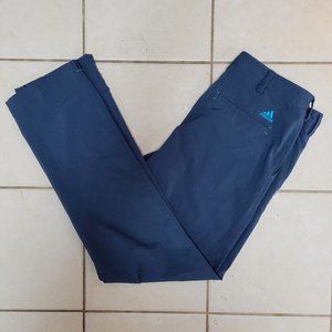 Mens Adidas Golf Pants Navy Blue Size 34x34